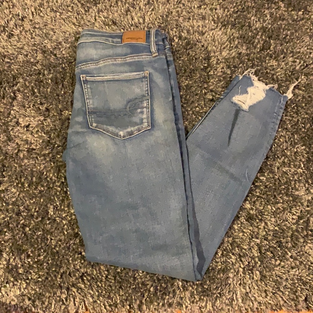 High rise jegging jeans